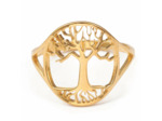 TREE OF LIFE BAGUE ACIER INOXYDABLE