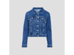 Veste droite en jean