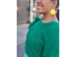 Pull maille vert 974,île de la Réunion