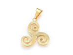 Pendentif triskell en acier inoxydable