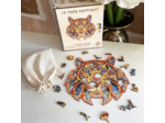 Le Tigre Captivant Puzzle en bois