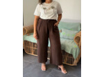 Pantalon gaze de coton BROWNIE