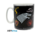 GAME OF THRONES - Mug - 460 ml - Sigles & Trône