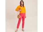 Pantalon carotte ceinturé
