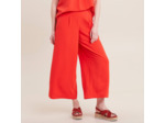 Pantalon large élastiqué