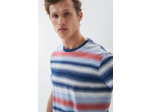 T-shirt avec rayures all over