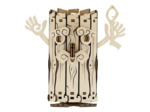 Tirelire Esprit de la Foret - maquette 3D mobile en bois