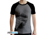 GAME OF THRONES - Tshirt "Stark" homme MC gris & noir