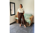 Pantalon gaze de coton BROWNIE