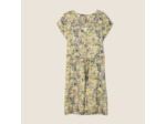 Robe droite fluide col en V