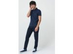 Polo avec effect d'usure de la teinture