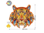 Le Tigre Captivant Puzzle en bois