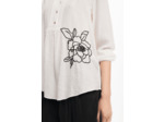 BLOUSE A FLEUR BRODEE
