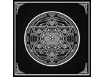 Tapis divination,tirage oracle, tarot noir