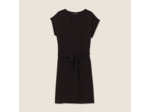 Robe droite col en V