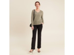 Pull manches longues col en V