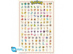 POKEMON - Poster "Kanto 151 Français" roulé filmé (91.5x61)