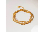 Bracelet Tressa 2 - Doré