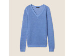 Pull manches longues col en V
