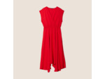 Robe évasée taille smockée