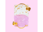 SUPPORT EN MARBRE- MAUVE & DORE