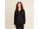 Gilet manches longues capuche