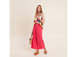 Pantalon large avec boucles