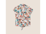 Chemise manches courtes nouée