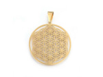 Pendentif fleur de vie acier inoxydable