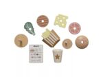 Set repas  burger en bois -W7146 - Jabadabado