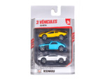3 VEHICULES EN METAL