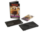 Plaques 2 pancakes + livre pour gaufrier  - xa801012 - tefal