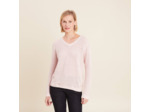 Pull manches longues col en V