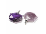 pendentif pentagramme en améthyste
