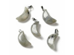 Pendentif lune labradorite naturelle