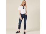 Jeans girlfriend taille haute
