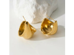 Boucles Gouttes Incurvées - Dorées