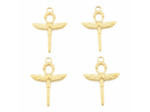 Pendentif croix de Ankh scarabée + attache belière