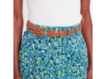 Jupe chino droite ceinturée