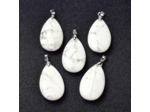 Pendentif howlite forme larme