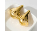 Boucles Gouttes Incurvées - Dorées