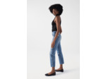 JEAN TRUE CROPPED SLIM AVEC DÉCHIRURES