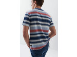 T-shirt avec rayures all over