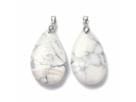 Pendentif howlite forme larme