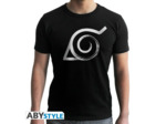 NARUTO SHIPPUDEN - Tshirt "Konoha" homme MC black