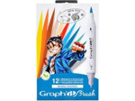 Coffret 12 marqueurs à alcool Graph'it
