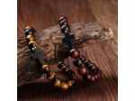 Bracelet Oeil de tigre avec croix