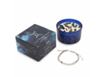 Bougie de Cristal du Zodiaque avec Bracelet de Pierres Précieuses - Gémeaux