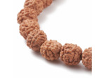 Bracelet Rudrashka  et perle indonésienne 8mm