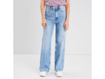 Jeans wide leg taille haute